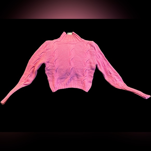 Pink Cable-Knit Sweater - Picture 8 of 10